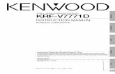 KENWOOD CORPORATIONmanual.kenwood.com/files/B60-4117-00.pdf · KENWOOD CORPORATION Connections Setup ... The remote control includes a dot matrix (128 x 64) LCD screen with 18 key