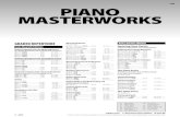 199 PIANO MASTERWORKS - Alfred Music · 50 Piano Classics 100 of the World’s Most-Beloved Masterpieces in Two Volumes Ed. E. L. Lancaster and Kenon D. Renfrow (A) ...
