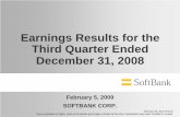 Earnings Results for the Third Quarter Ended December 31… · Earnings Results for the Third Quarter Ended December 31, ... Income tax: Deferred 29.3 63.8 ... Earnings Results for