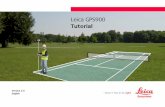 Leica GPS900 - GEFOS€¦ · Tutorial 1 - Staking out a Tennis Court GPS900 4 Tutorial 1 - Staking out a Tennis Court Objective This tutorial will lead you th rough the complete stakeout