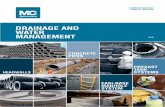 DRAINAGE AND WATER MANAGEMENT - fpmccann.co.uk · Adjusting Units & Corbel Slabs 31 ... FP McCann’s design engineers are able to evaluate individual precast concrete products ...