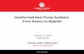 Geothermal Heat Pump Systems: From Basics to Hybridschicago.aspe.org/uploads/1/3/...pump_systems_-_from_basics_to_hy… · Geothermal Heat Pump Systems: From Basics to Hybrids January