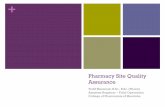 Pharmacy Site Quality Assurance - cphm.ca - 2016-01-17 - Pharmacy Site...Pharmacy Site Quality Assurance Todd Mereniuk, B.Sc., B.Sc. (Pharm) Assistant Registrar –Field Operations