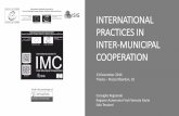 INTERNATIONAL PRACTICES IN INTER-MUNICIPAL COOPERATION …isig.it/wp-content/uploads/2016/12/IMC_INTRO_ISIG_2016.pdf · PRE-CONDITIONS FOR IMC Trieste, 13/12/2016 INTERNATIONAL PRACTICES