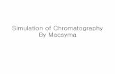 Simulation of Chromatography By Macsyma - CHERIC · •Batch chromatography • Advantages : • simple process • high flexibility • Disadvantages : • poor productivity •