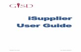 iSupplier User Guide - Garland Independent School District · Garland Independent School District ... Notes, outlined in red boxes, ... iSupplier User Guide | 24 6.2 Address Book