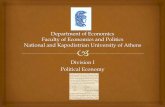 Division I Political Economy - Yanis Varoufakis€¦ ·  · 2017-01-31Political economy is being taught at the University of Athens since its very inception in 1837, the first chair