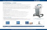 InTENSity CX4 - Compass Health · DQ8000 InTENSity CX4 Clinical Electrotherapy and Ultrasound System each DQ8001 InTENSity CX4 Clinical Electrotherapy and Ultrasound ... 1s, 2s, 5s