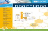healthlines - Vital Med · National healthlines FOR HOSPITALS Issue #42013 page 2 EBOS News page 3 Eschmann Sales Award EBOS Warehouse Expansion page 5 …