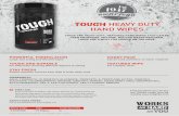 TOUGH HEAVY DUTY HAND WIPES - docs-apac.rs … · Get medical attention promptly if symptoms occur after washing. Ingestion: Rinse mouth thoroughly with water. ... TOUGH HEAVY DUTY