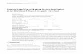 Feature selection and blind source separation in an eeg ... · Keywords and phrases: electroencephalogram, brain-computer interface, feature selection, independent components analysis,