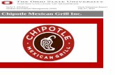 Chipotle Mexican Grill Inc. - Fisher College of · Summary Stock Valuation Report: Chipotle Mexican Grill Inc., July 6th, 2016 Ticker CMG