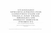 STANDARD SPECIFICATIONS FOR … FOR CONSTRUCTION OF TRAILS AND ... 101.03 of the Standard Specifications for Construction of ... of Roads and Bridges on Federal Highway ...