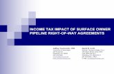 INCOME TAX IMPACT OF SURFACE OWNER PIPELINE … · INCOME TAX IMPACT OF SURFACE OWNER PIPELINE RIGHT-OF-WAY AGREEMENTS ... Income Taxation Of Payments ... income includes gains derived
