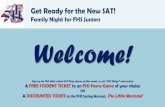 Family Night for FHS Juniors Welcome! - Franklin High …franklinhs.bcps.org/UserFiles/Servers/Server_3703608/File/Get Ready... · Family Night for FHS Juniors Welcome! ... The Little
