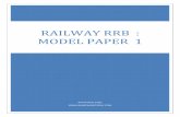 Railway RRB : Model paper 1 - PrepKit for IBPS, SBI RRB ... SET.pdfprice of the horse is: a) Rs. 1050 b) Rs. 1200 c) Rs. 750 d) Rs. 975 e) Rs. 1125 Railway RRB : Model paper 1 Page