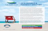 2018 Provider & Pharmacy Directory - Ultimate Health Plans ·  · 2018-04-032018 provider & pharmacy directory hůƟŵĂƚĞ WƌĞŵŝĞƌ ;,DKͿ hůƟŵĂƚĞ WƌĞŵŝĞƌ WůƵƐ