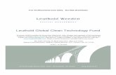 Leuthold Global Clean Technology Fund - … · Leuthold Global Clean Technology Fund ... where the focus is growth potential. • Industry group analysis and macro outlook help determine