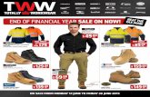 END OF FINANCIAL YEAR SALE ON NOW! - Totally … · END OF FINANCIAL YEAR SALE ON NOW ... WRENCHWORX GLOVES BLACK WWX 2 1 3 ... EXCLUSIVE TO TWW REBOOTING THE PLANET TWW has Australia’s