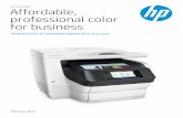 Product guide Affordable, professional color for … guide Affordable, professional color ... HP OfficeJet Pro 8730 and 8740 series offer essential management capabilities. ... (ipm),