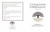 C G Jung Society of Melbourne Inc - Squarespace · C G Jung Society of Melbourne Inc does not endorse, ... the C G Jung Society of Melbourne now has its own ... (1990-1999 editions