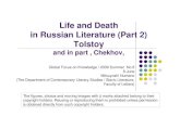 Life and Death in Russian Literature (Part 2) Tolstoyocw.u-tokyo.ac.jp/lecture_files/gf_13/8/notes/en/E08numano.pdf · a literary critic and theoretician of Russian Formalism) Reading
