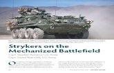 Strykers on the Mechanized Battlefield - Army … November-December 2017 MILITAR EVIEW Strykers on the Mechanized Battlefield Capt. Stephen Petraeus, U.S. Army Capt. Daniel Reynolds,
