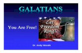 You Are Free! - Spirit And Truth · Christ redeemed us from the Law’s curse (3:13-14) III. ... Evangelical Feminism A theological movement ... BLESSING ABRAHAMIC