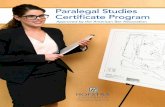 Paralegal Studies Certificate Program - Hofstra …€™s Paralegal Studies Certificate Program ... To earn a certificate of completion, ... who would be interested in interning in
