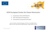 ECPE European Center for Power Electronics - Mov'eopole-moveo.org/wp-content/uploads/2016/03/THarder_ECPE.pdf · 06.04.2016 ECPE e.V. 1 ECPE European Center for Power Electronics