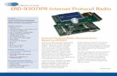 ERD-9307IPR Internet Protocol Radio · ERD-9307IPR Internet Protocol Radio ... a low-cost solution for demonstrating and exploring the capability of using Cirrus Logic products in