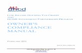 OWNER’S COMPLIANCE MANUAL - dhcd | … of Housing and Community Development (DHCD) Owner’s Compliance Manual Page ii Effective February 2012 TABLE OF CONTENTS