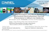 Efficient Simulation and Abuse Modeling of Mechanical … ·  · 2017-08-08Efficient Simulation and Abuse Modeling of Mechanical-Electrochemical-Thermal ... EDM baseline . GH-EDM1