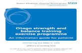 Otago strength and balance training exercise programme · Otago strength and balance training. exercise ... et al. Effectiveness and economic evaluation ... A home based individually