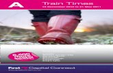 Train Times - Railtables.co.uk — the Railway Timetable … Your Journey 5 Rail connections Connections to destinations throughout the National Rail network are available from many