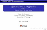 Optimal Control and Applications - UBgerard/AstroNet-II/AstroNet-II-Becerra.pdf · Optimal Control and Applications V. M. Becerra - Session 1 ... lasting 7200 seconds and using 3