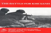 The Battle for KHE SANH PCN 19000411000 1 Battle for...TON/(/N.7 SOUTHEAST ASIA NORTH CHINA VIETNAM LAOS THAILAND THE BATTLE FOR KHE SANH By Captain Moyers S. Shore II, USMC PCN 19000411000