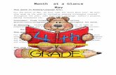  · Web viewMonth at a Glance May Week 5 This month in Reading /Language Arts: For the month of May, we will take the Terra Nova test. We will also wrap up the year by reviewing reading