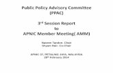 Public Policy Advisory Committee (PPAC) 3rd Meeting · Public Policy Advisory Committee (PPAC) 3rd Session Report to APNIC Member Meeting( AMM) Naveen Tandon- Chair Shyam Nair- Co