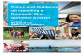 Policy and Guidance on Installing a Domestic Fire ... · Yorkshire Water | Policy and Guidance on Installing a Domestic Fire Sprinkler System | Version 2 6 Design and Installation