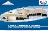 Delta Brochure - Thermal Products · DIRECT DRIVE AIR MOVING SYSTEM Totally enclosed premium efficiency cooling tower motors power multiple fiber-reinforced polypro- pylene axial