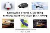Statewide Travel & Meeting Management Program … · 15/04/2009 · Statewide Travel & Meeting Management Program ... Enterprise Rent-A-Car ... – Save on service fees ...