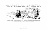 The Church of Christ (Part 1) The Church of Christ Lesson One: The Jerusalem Church of Christ Lesson Aim: Learn the significance of this church in God’s scheme of redemption. Lesson