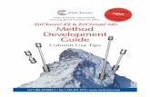 Method Development Guide (rev. 05/04) - ZirChrom ... Development Guide tel 1-8866-SSTABLE-11 / fax 1-7763-4421-22319 / ® ® Column Use Tips Lewis Acid Site “Deactivated” Zirconia-BBased