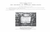WILLIAM LILLY AND HIS METHOD OF PRIMARY DIRECTIONS · A detailed research into the primary directions of William Lilly as given in his 'Christian Astrology', ... regiomontanian system,