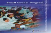 Small Grants Program - World Banksiteresources.worldbank.org/INTSMALLGRANTS/64168360-1113891163… · zational links outside the local domain, ... society organizations engaged in