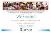 Office of School Performance and Accountability Leadership Development …€¦ ·  · 2018-02-14Office of School Performance and Accountability Leadership Development. ... OFFICE