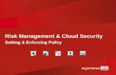Risk Management & Cloud Security - ISACA KC Meetings/20121011 Risk & Cloud.pdfGovernance of the Cloud Risk Management Data-flow analysis Managing risks associated with unique cloud