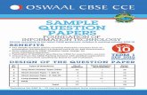 (April to September 2015) - KopyKitab : contact@oswaalbooks.com, ... Sri Rajeshwari Book Link, P. (891) 6661718 ... each step specifies marks as per the CBSE marking scheme.