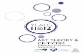 Art Theory & Criticism Supplement - The Department of ...€¦ · ART THEORY & CRITICISM ... movements across the breadth of Visual Art history and contemporary practice ... technique